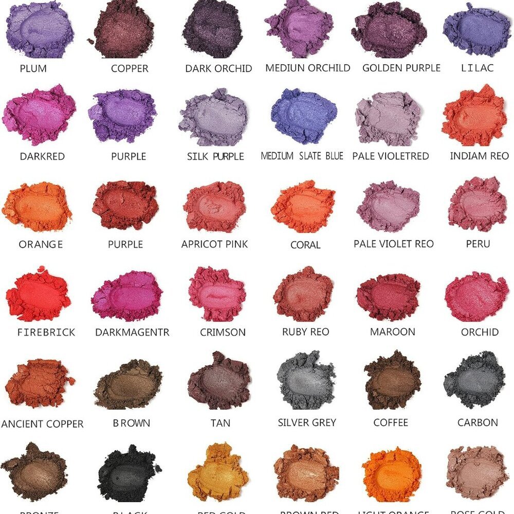 Mica Powder for Epoxy Resin, 108 Colors, 36 Original Colors0.35oz, 10g, 36 Paste - Picture 4 of 8